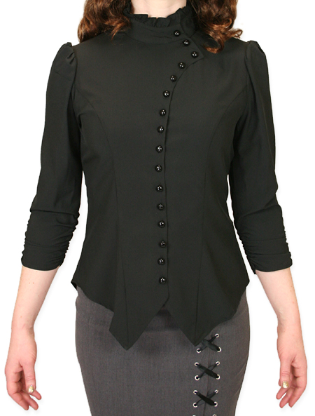 Plus size clearance steampunk blouse